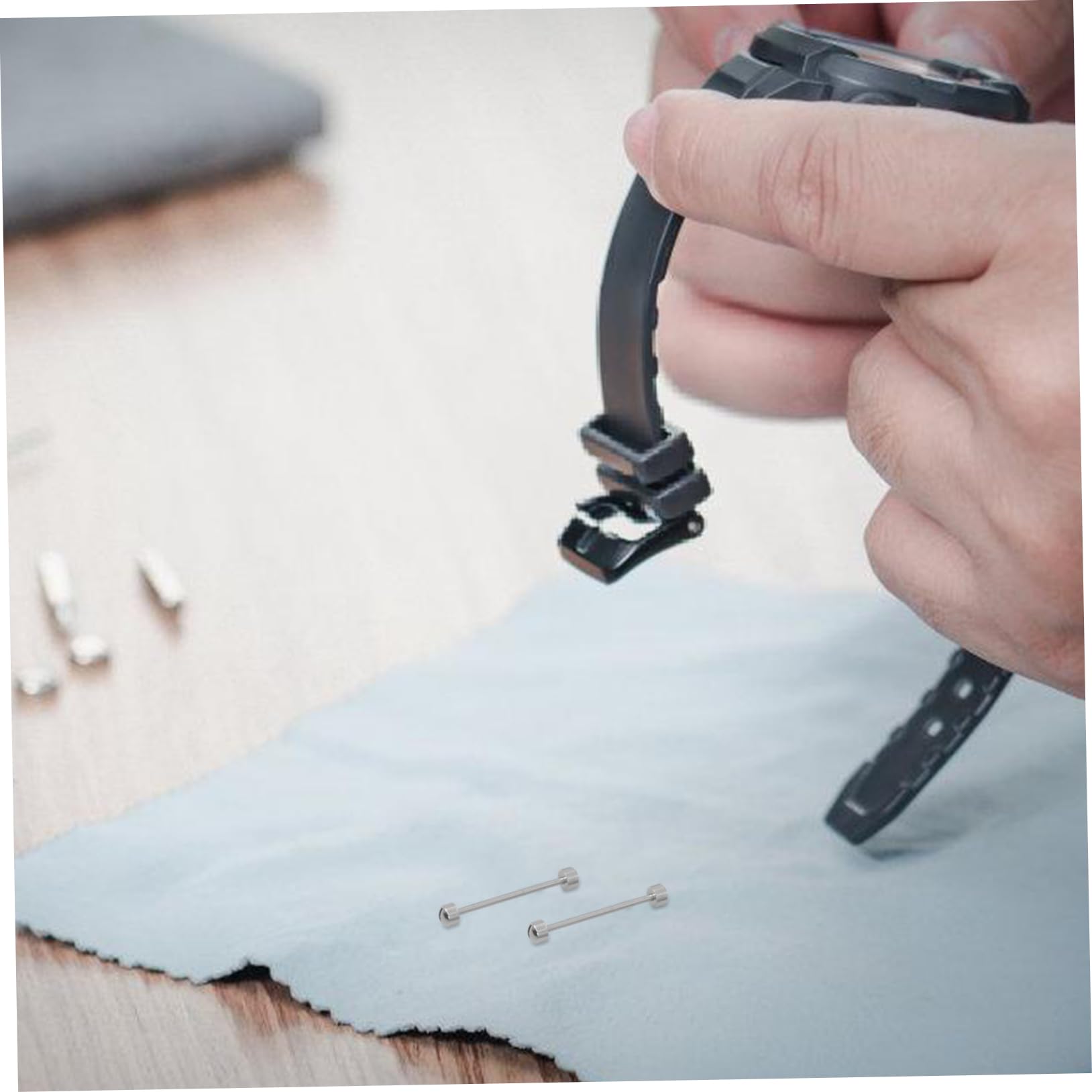 Hemobllo Watch Tube - Watch Screw Tube Rods Screw-in Watch Strap Link Rod Connect Rod Repair Tools for Watchmaker