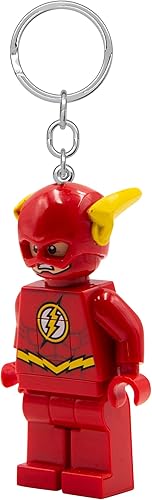 Miniatura 8 de LEGO - Llavero de luz DC Super Heroes - The Flash - Figura de 3 pulgadas de alto (KE65H), Rojo -