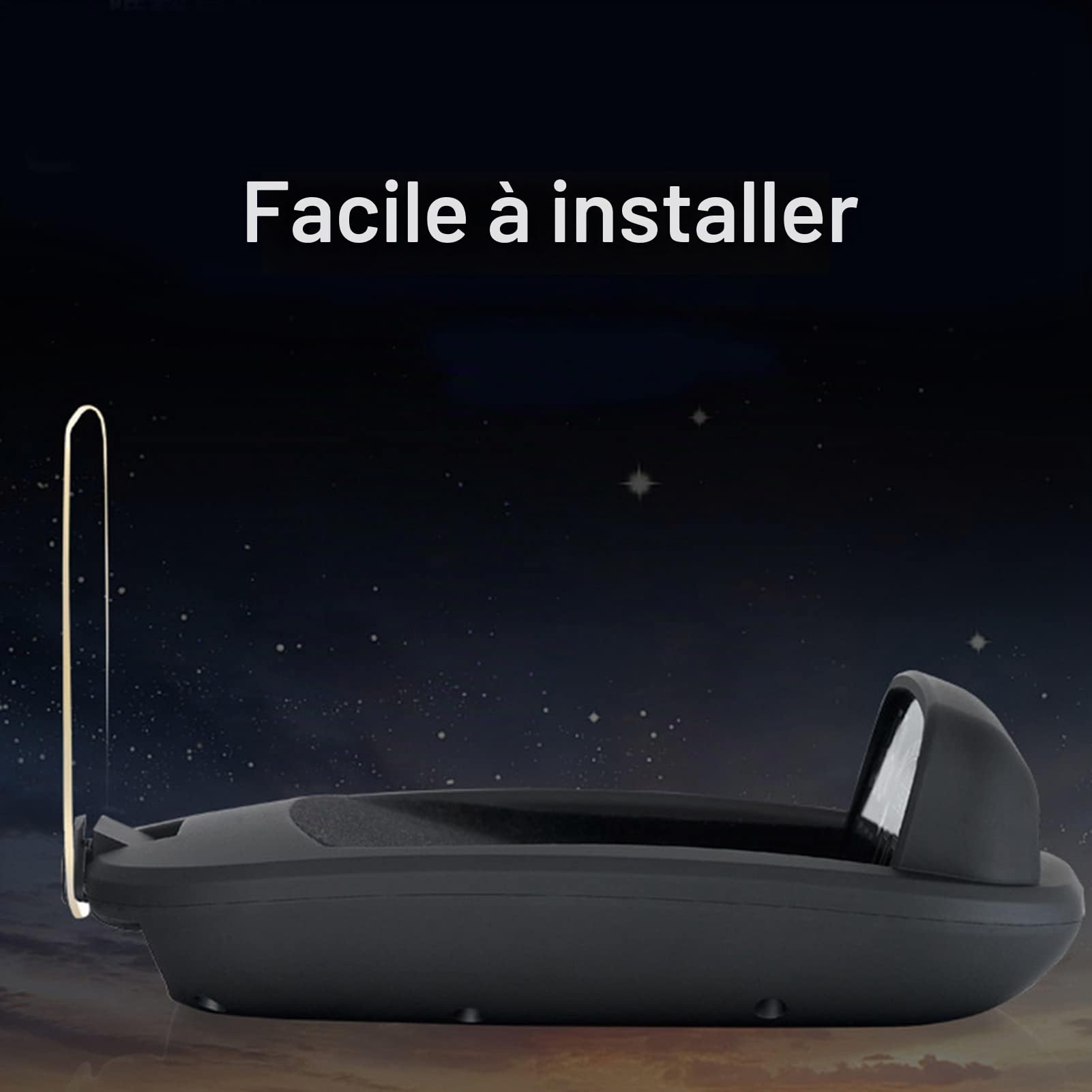 Dioche Affichage Tête Haute Voiture, Affichage Tête Haute Grand écran Adapté à l'affichage Tête Haute de Voiture à Double Système GPS (11 V-18 V)