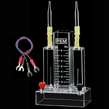 Lab Water Electrolysis Apparatus Water Electrolysis and Hydrogen and Oxygen Production Chemical Physical Teaching Demonstration Instrument Student Teaching Aid