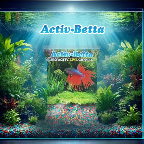 Image of Activ Betta Rainbow Aquarium Gravel - 1 lb - Natural Freshwater Substrate with Live Beneficial Elements - Instant Cycling, Easy Maintenance
