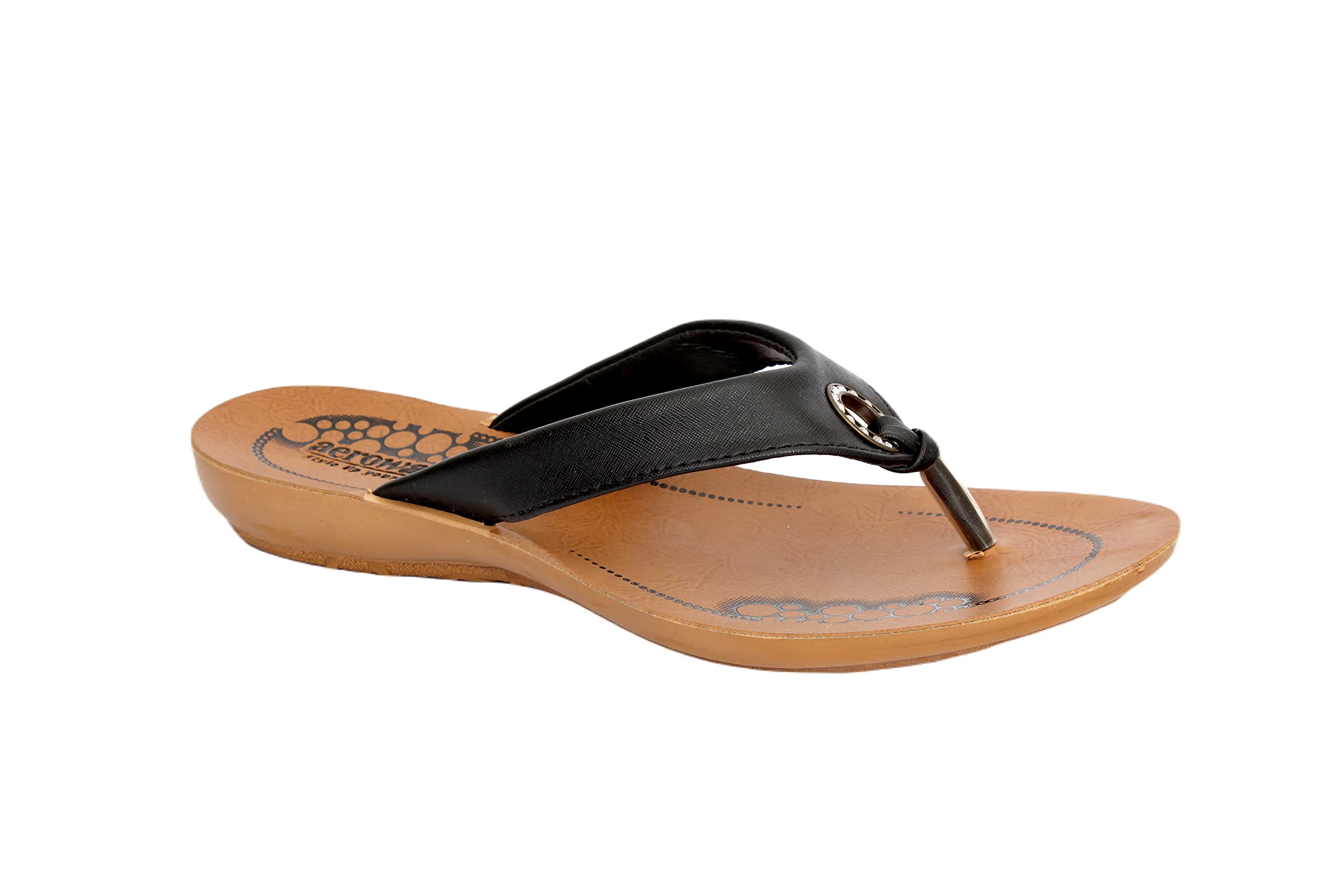 AEROWALK Stylish Fashion Slipper for Women | Comfortable| Lightweight | Anti Skid | Casual Office Footwear (CO32_RED_39) (B0BC4CHJK4) Amazon Price History, Amazon Price Tracker