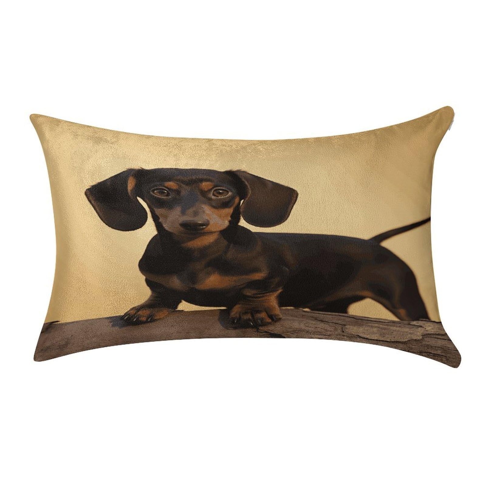Btcowzrv Style A Cute Dachshund Pillow Cover Pillow Case Pillowcase