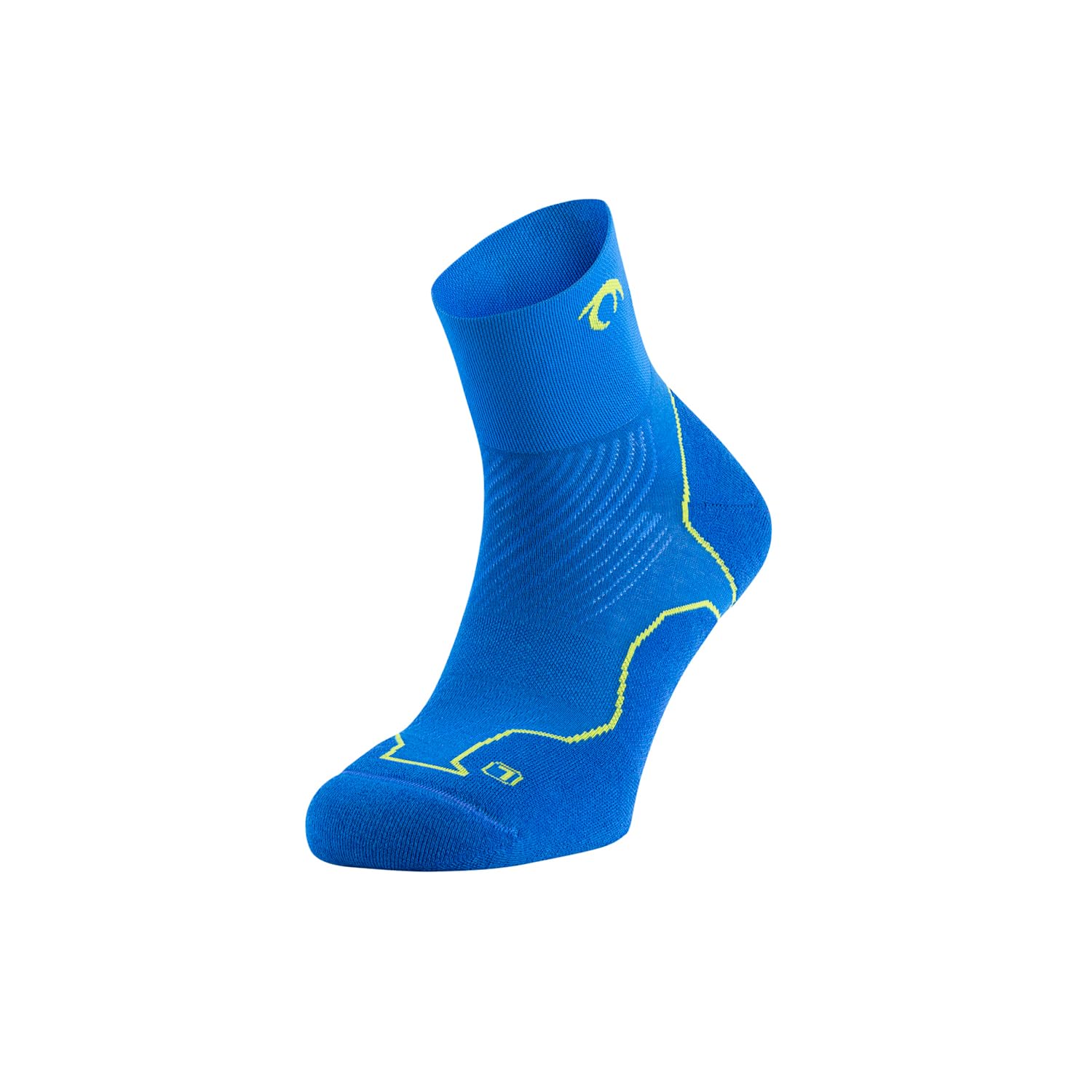 Lurbel Distance Three Unisex Seamless Low Running Socks, Breathable, Anti-Odor and Anti-Blister, with Cushioning for Running, Royal Blue, M