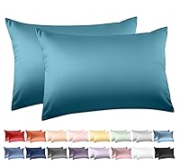 Vista 10 de Deep Dream - Juego de 2 fundas de almohada estándar 100% algodón de 600 hilos, 20 x 26 pulgadas, cierre de sobre súper suave y transpirable (negro)