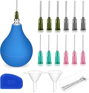 Garfunkel Pottery Tools Sets Precision Ceramic Glaze Applicator Slip Trailing Bottle for Pottery Ceramic Clay Needle Tip Squeeze Bottle for Pottery Glaze Precision Tips Applicator