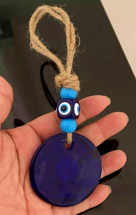 Blue Evil Eye Wish Tree Design Hanging Decorative Ornament