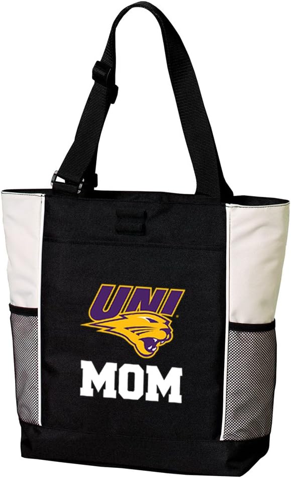 Broad Bay University of Northern Iow Mom Tote Bags UNI Parent Totes for Beach Pool Or Travel