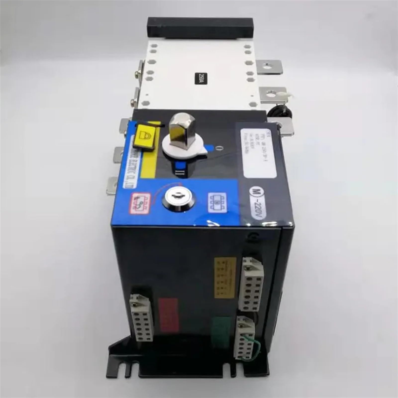 Interruptor de Transferencia automático de Doble Potencia de 250 A, 3 Polos, 380 V, Tipo de Aislamiento, 3 Polos, 250 A