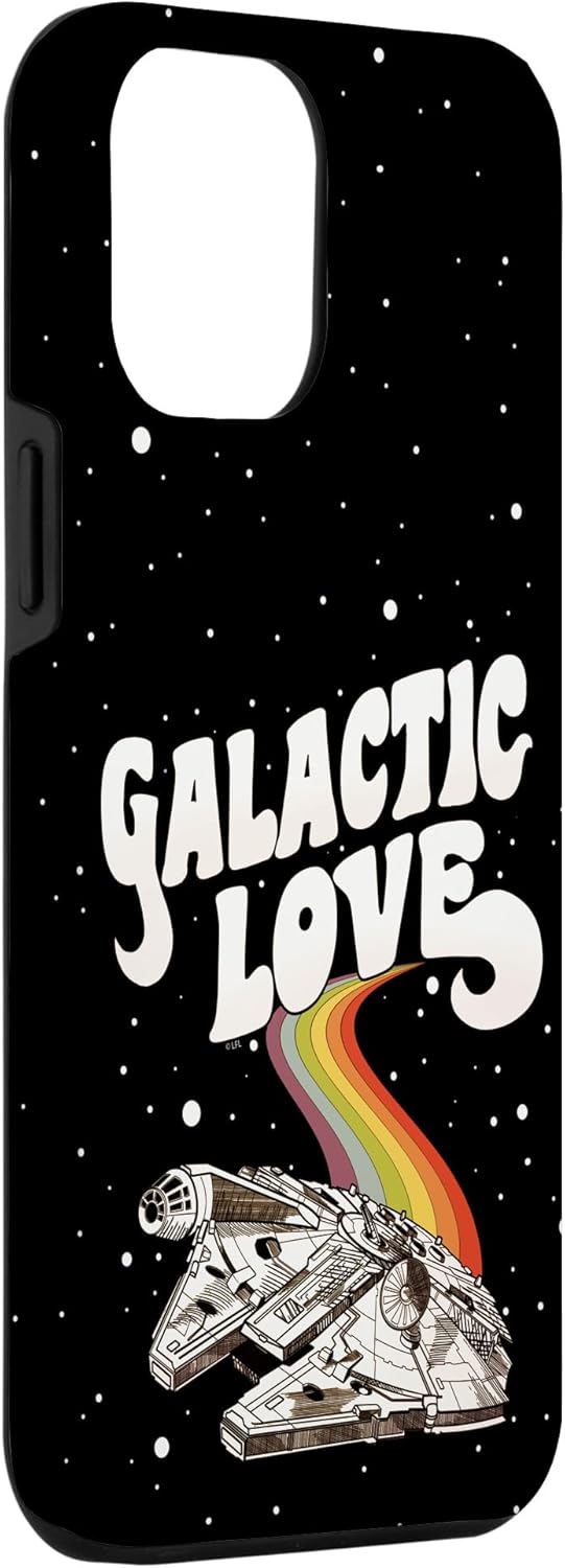 iPhone 12 Pro Max Star Wars Millennium Falcon Galactic Love Rainbow Case