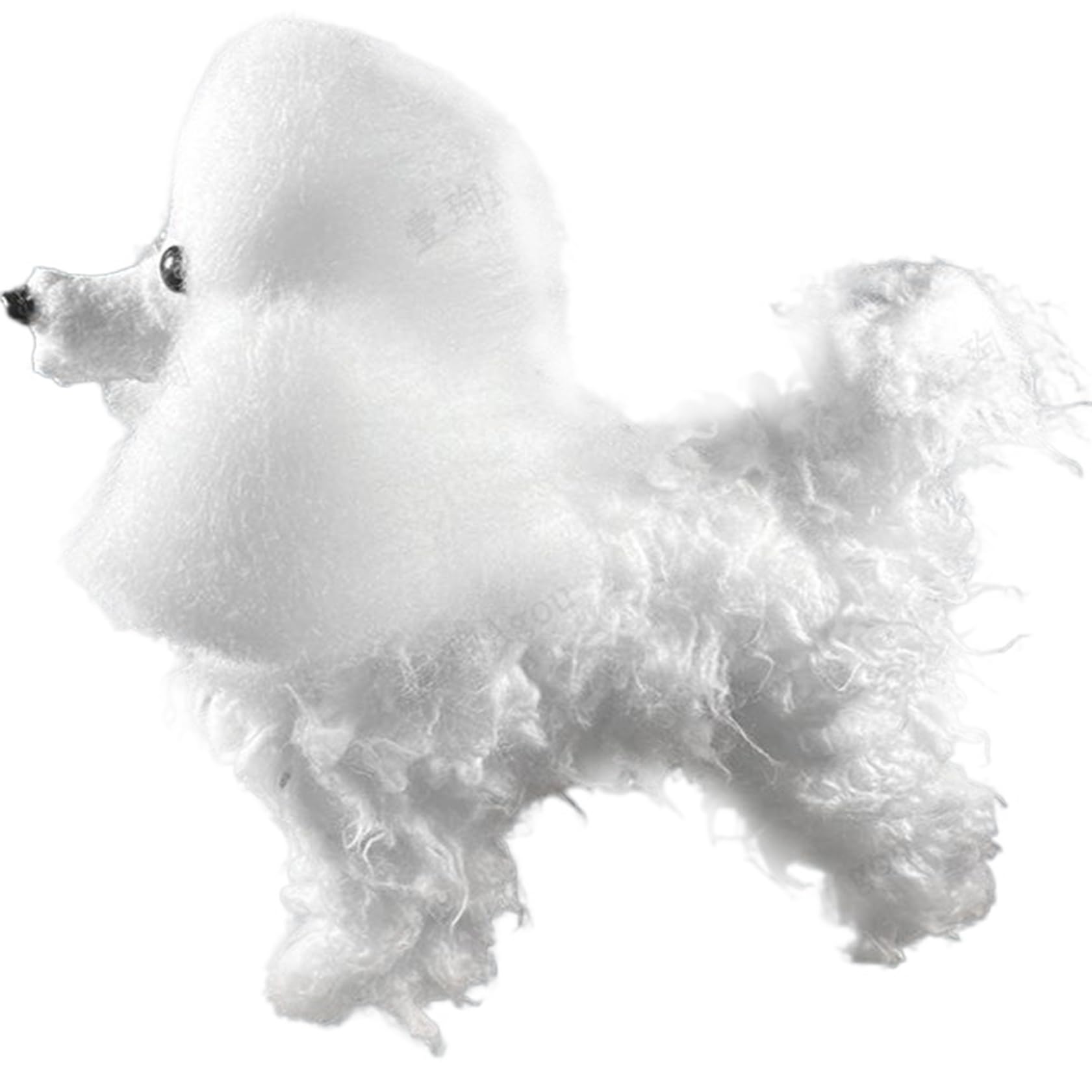 Perruque de toilettage chien pour s'exercer sans stress sur le caniche