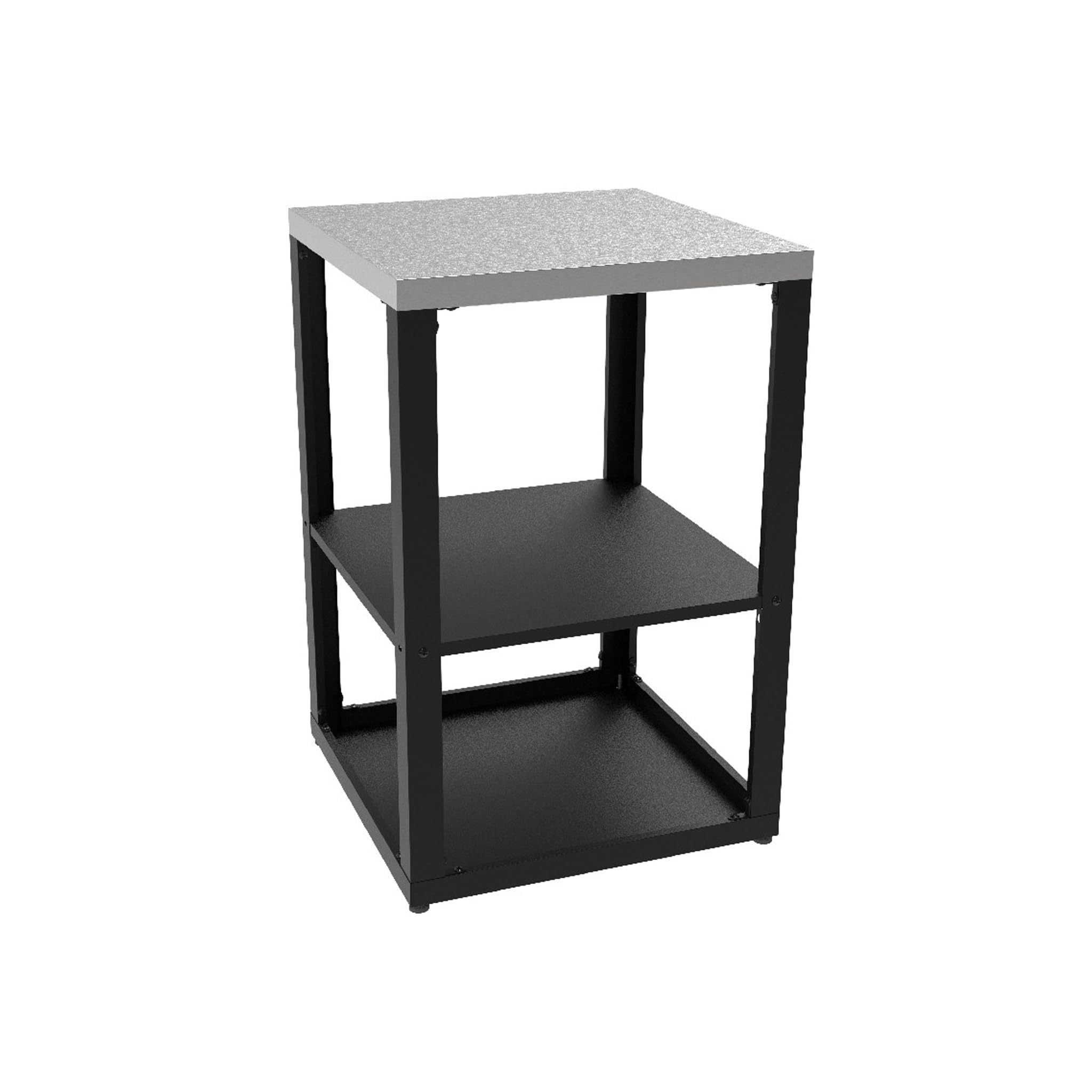 Cucina Modulare per Esterno in Acciaio e Acciaio Inox – Vari Moduli componibili Fornello, Lavello, Barbecue, Piani - Componi la Tua Cucina (Modulo Piano con scaffale Aperto)