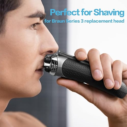 Miniatura 3 de FRASAM Cabezal de repuesto de repuesto para Braun S3, cabezal de repuesto de papel de aluminio y cortador, compatible con Braun 3040s 300s 3010s