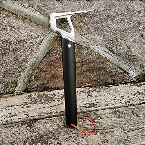 DECDEAL Martelo de acampamento ao ar livre de liga de alumínio Martelo multifuncional Equipamento de