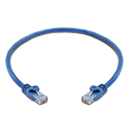Cable Ethernet Cat6 RJ45 1.5 pies azul miniatura 2
