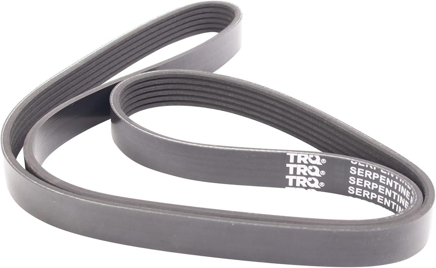 TRQ Serpentine Belt Compatible with 2012-2020 Hyundai 2014-2021 Kia 2011-2016 Scion Toyota K060494 6PK1255