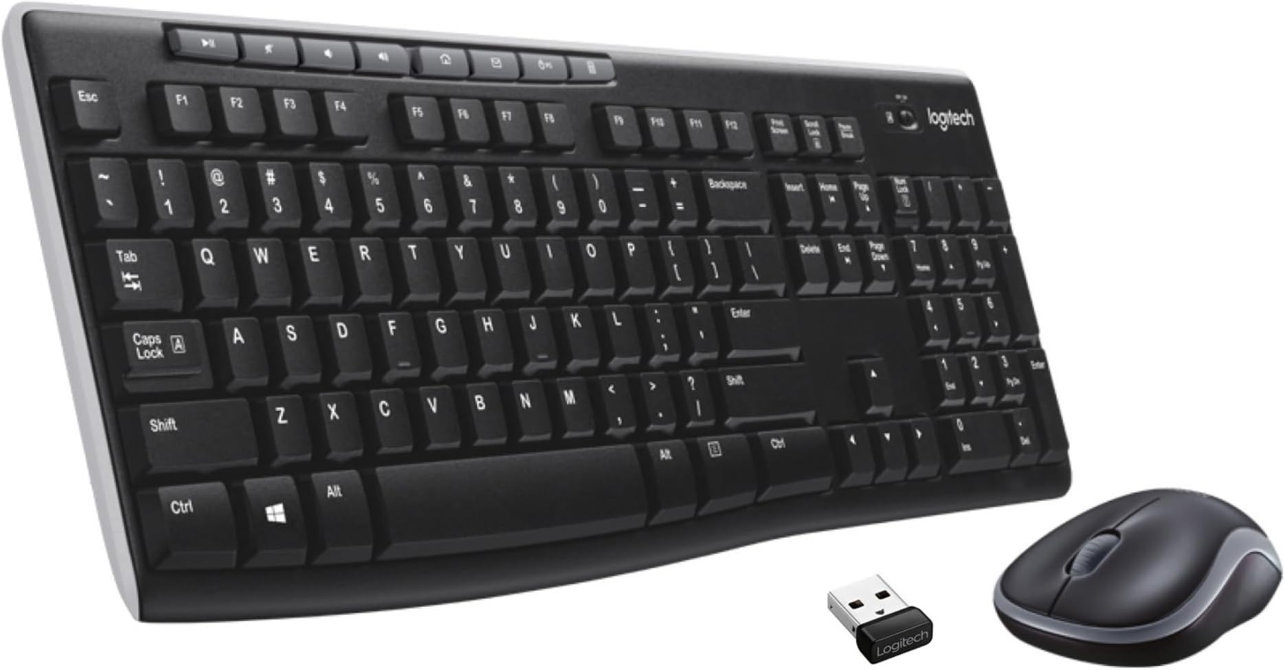 KEYBOARD+MOUSE MK270 WIRELESS BLACK