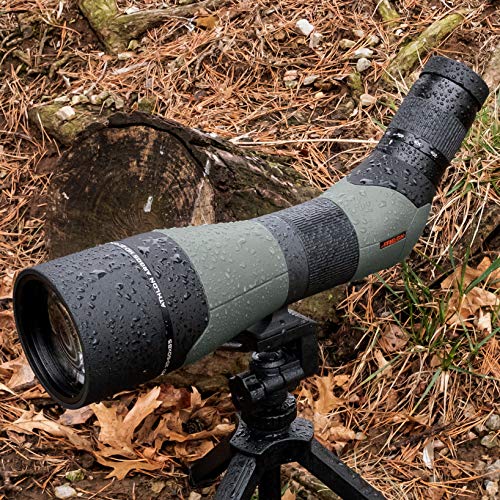 Athlon Optics Argos Hd 20-60X85 Spotting Scope - 45 Degree, Green/Black #TOP3