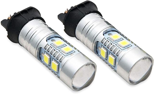 Maso 2PCS PW24W Daytime Running Light Canbus White 6000K CREE Turn Signal Lights LED Bulbs DRL F30 F31 F34