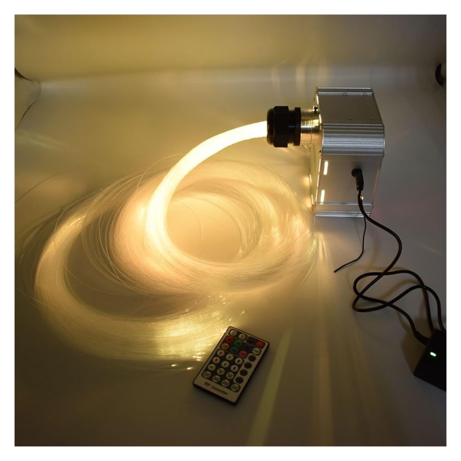 Oświetlenie wnętrza samochodu LED, Twinkle 32W kolor RGB LED lekki silnik, zestaw oświetlenia światłowodowego LED do samochodu i domu gwiaździste niebo dekoracja świetlna Światła nastrojowe w samochod