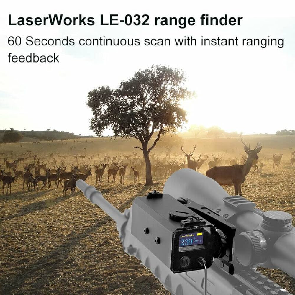 Rangefinder LE-032 レーザー距離計 Amazon.com : LaserWorks LE-032 Riflescope Mate rangefinder