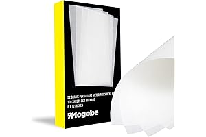 Mogobe Heat Press Parchment Paper 6 x 12 Inches (100 Sheets)