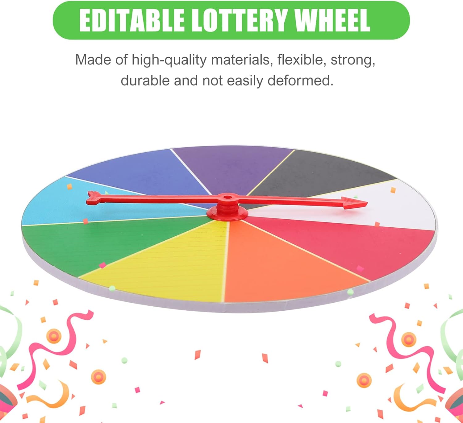Whirl of Fun Prize Wheel 20cm Spinning Prize Wheel Wall Prize Wheel