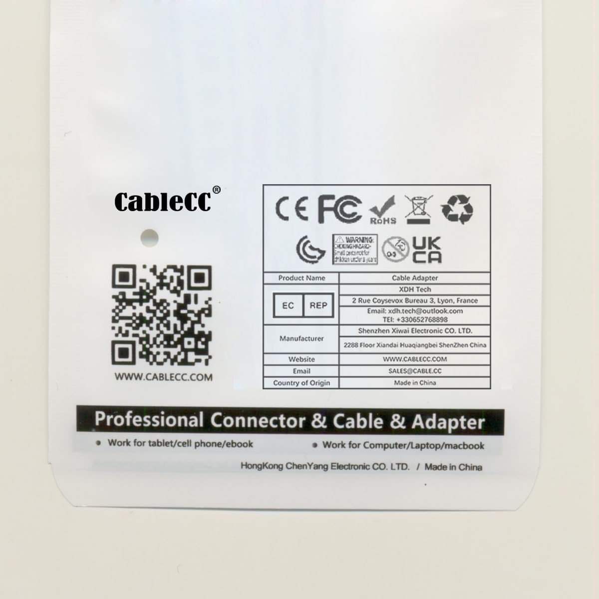 cablecc Cavo IEEE 1394 da 6 pin a 6 pin FireWire 400 a FireWire 400 6-6 IEEE 1394, 1,8 m