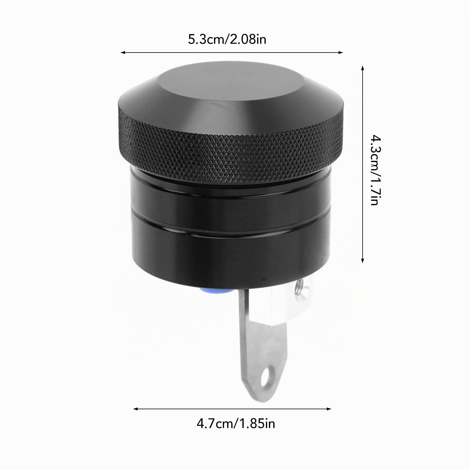Graisseur de Chaîne de Moto, Huileur de Chaîne de Moto à Commande Manuelle, Pièce de Tasse D'huile de Moto, Robuste et Durable, Accessoires Modifiés, Facile à Utiliser (Noir)