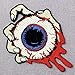 Catch The Eyeball with Blood Patch Embroidered Applique Badge Iron On Sew On Emblem