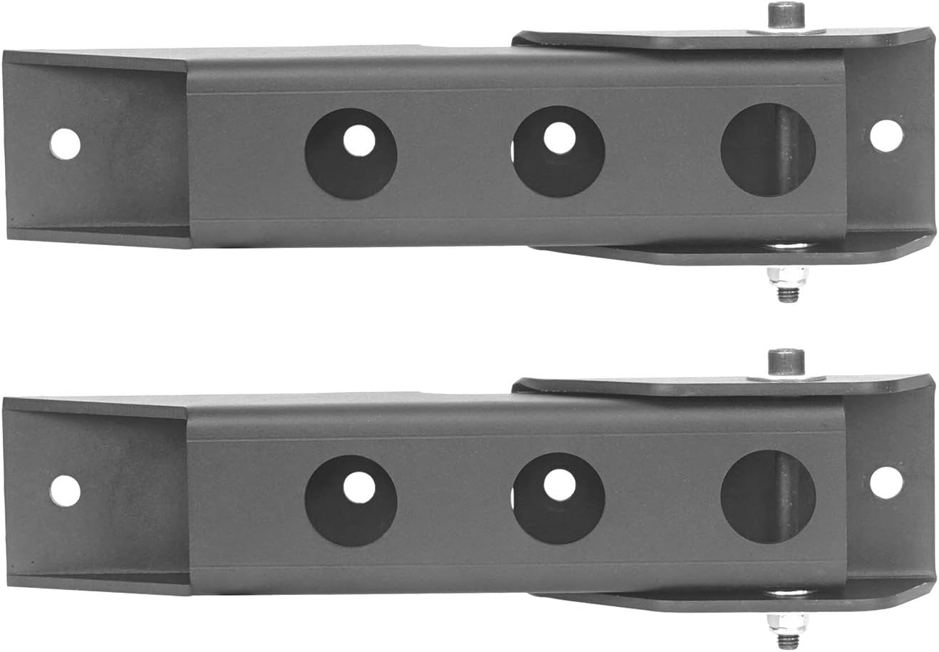 Hooke Road Tailgate Hinge Set Compatible with Jeep Wrangler TJ 1997-2006