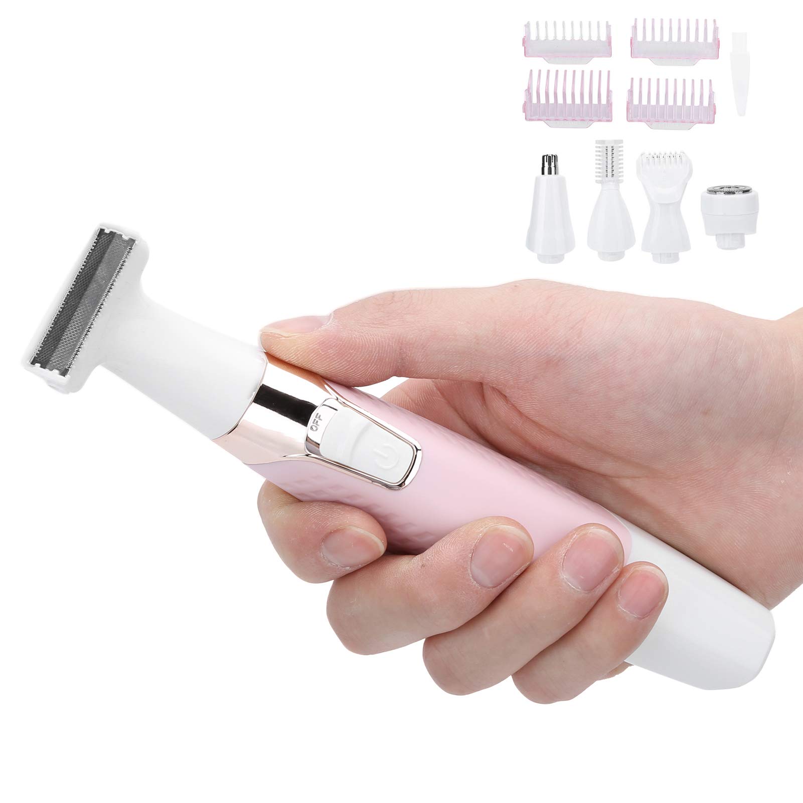Depilator do twarzy dla kobiet, 5 w 1, bezbolesna golarka ładowana USB, depilatory do twarzy, depilator do brwi, przenośna konstrukcja