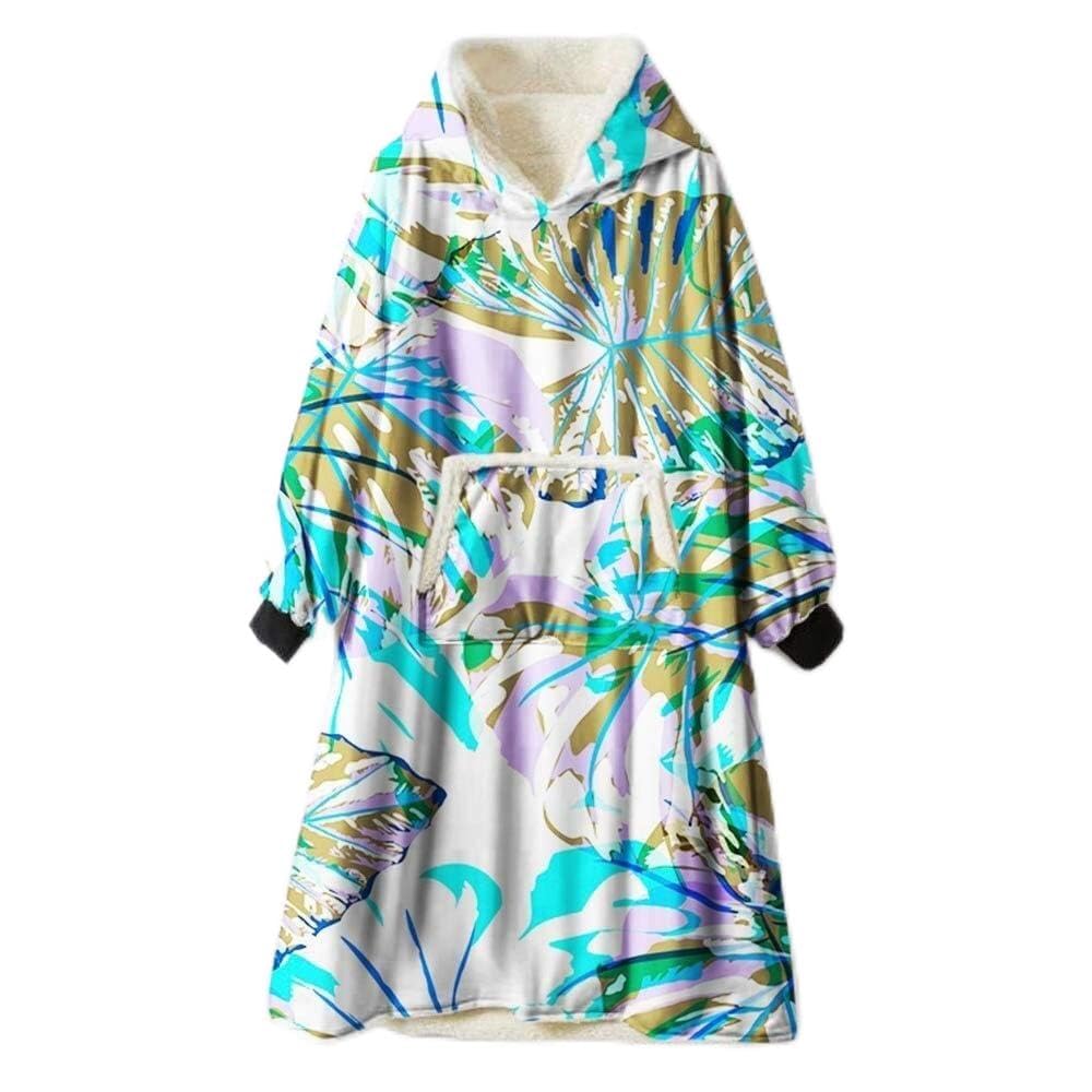 Manta con capucha extragrande sudadera gigante para adultos mujeres y adolescentes