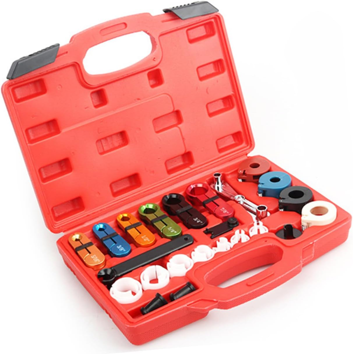 Mobestech 22pcs Automotive Line Quick Disconnect Tool Kit for Air Conditioning and Radiator Hoses Coded Easy to Use
