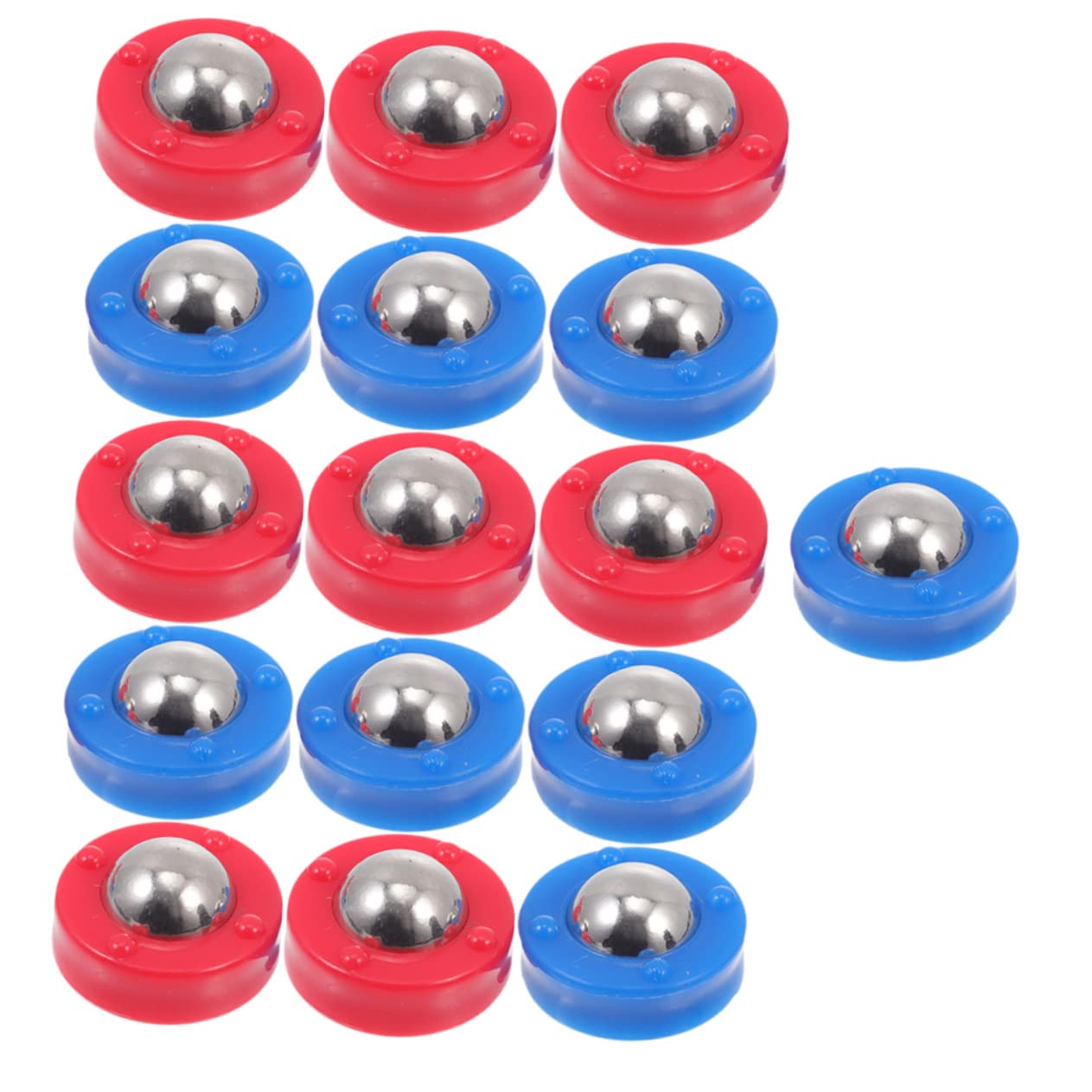 balacoo 16pcs Shuffleboard Table Accessories Mini Curling Game Football Table Foosball Balls Curling Sport Equipment Table Top Football
