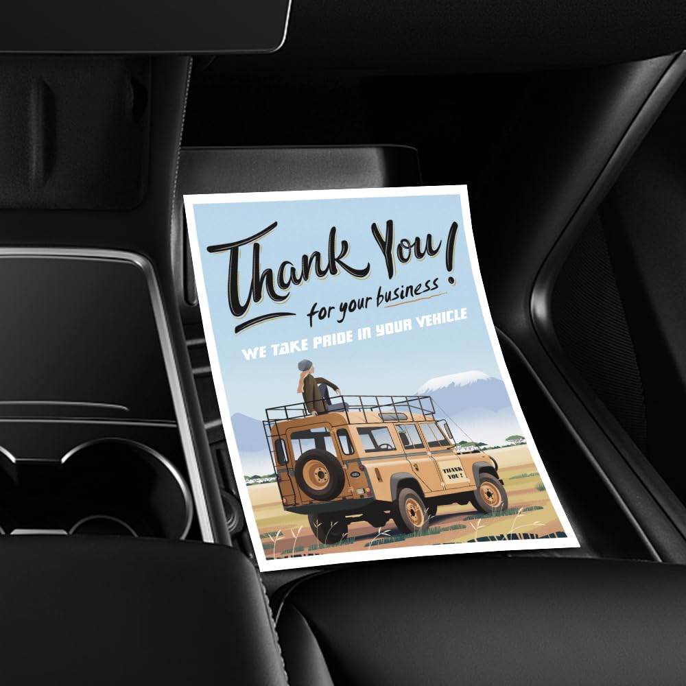 50 Pcs Disposable Paper Floor mats for car Vehicle Kraft Paper Mats Detailing Automotive Covers Protector Style 3 — view 5