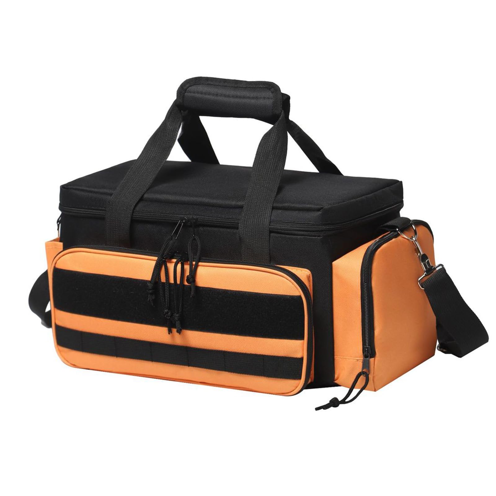 Organized 14Inch Nylon Fabric Tool Bag Heavy Duty Waterproof Design Spacious Capacity Carry Strap User Friendly Heavy Duty Bag