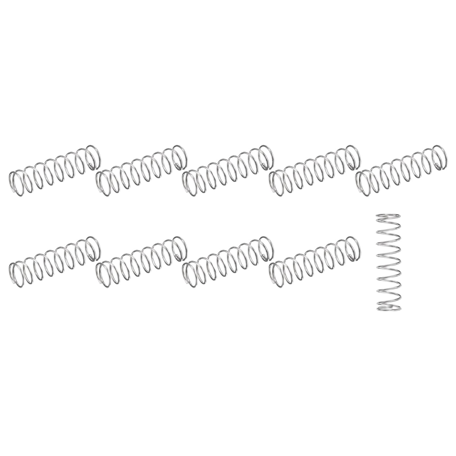 METALLIXITY Compression Spring (0.4x5mm OD,25mm Free Length) 10Pcs, Silver — Amazon image 21