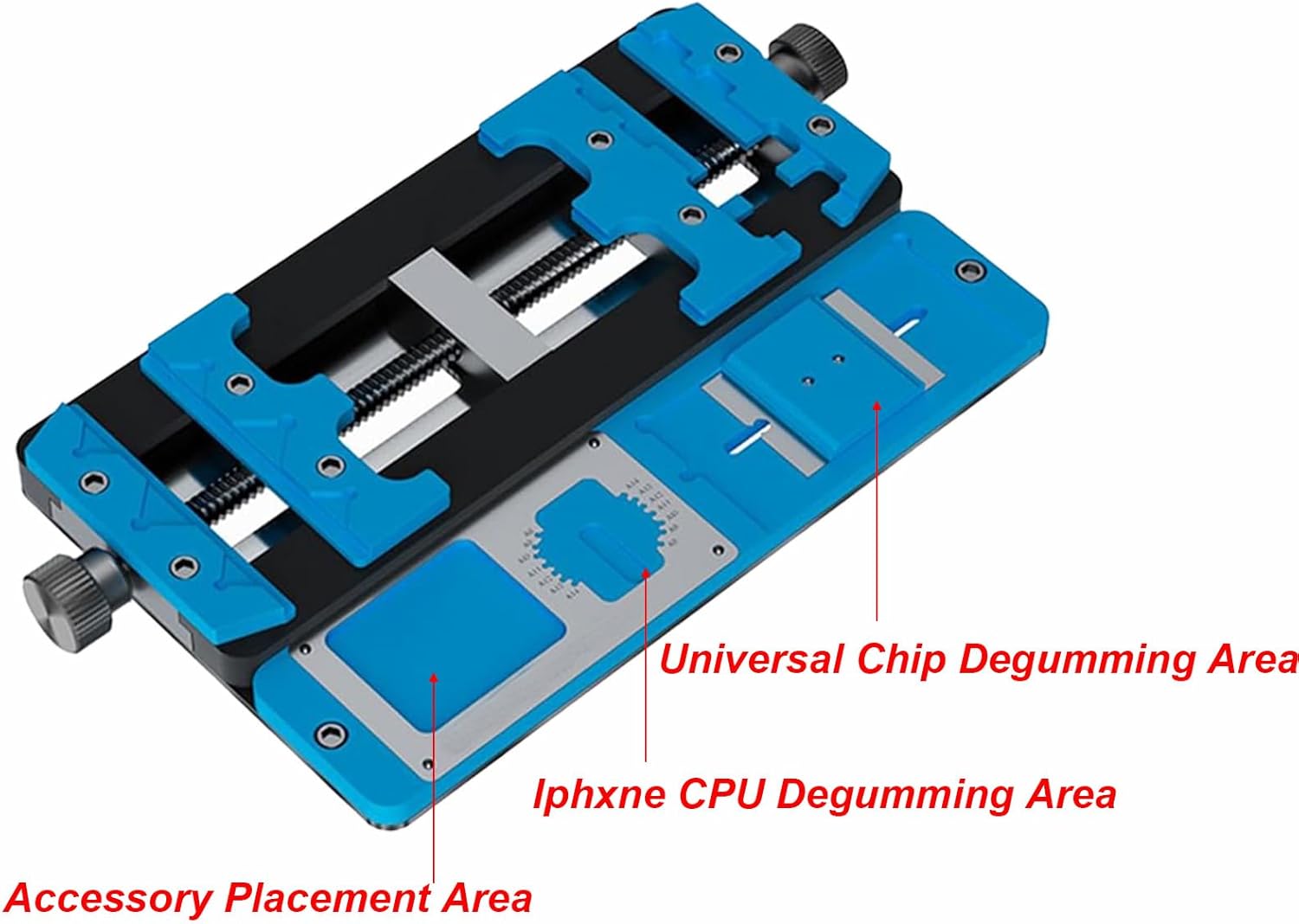 Multifunctional Professional PCB Fixing Clamp with Dual Axis, High-Temperature Resistant Circuit Board Repair Fixture for IC Chip and Phone Motherboard (K23 Pro)