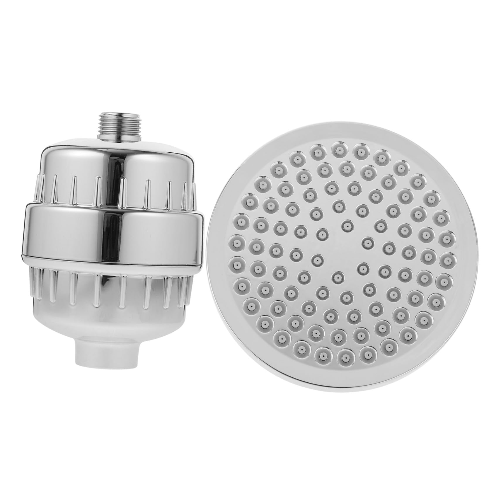 BESTYASH Pomme de Filtrante Anticalcaire Niveaux Réglables Tête Rotative avec Filtration Multi Couches pour Eau Dure Salle de Bain