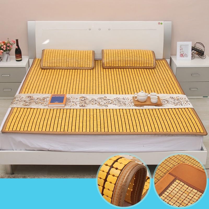 Estera for dormir de bambú de alta ventilación transpirable y refrescante multicolor 5