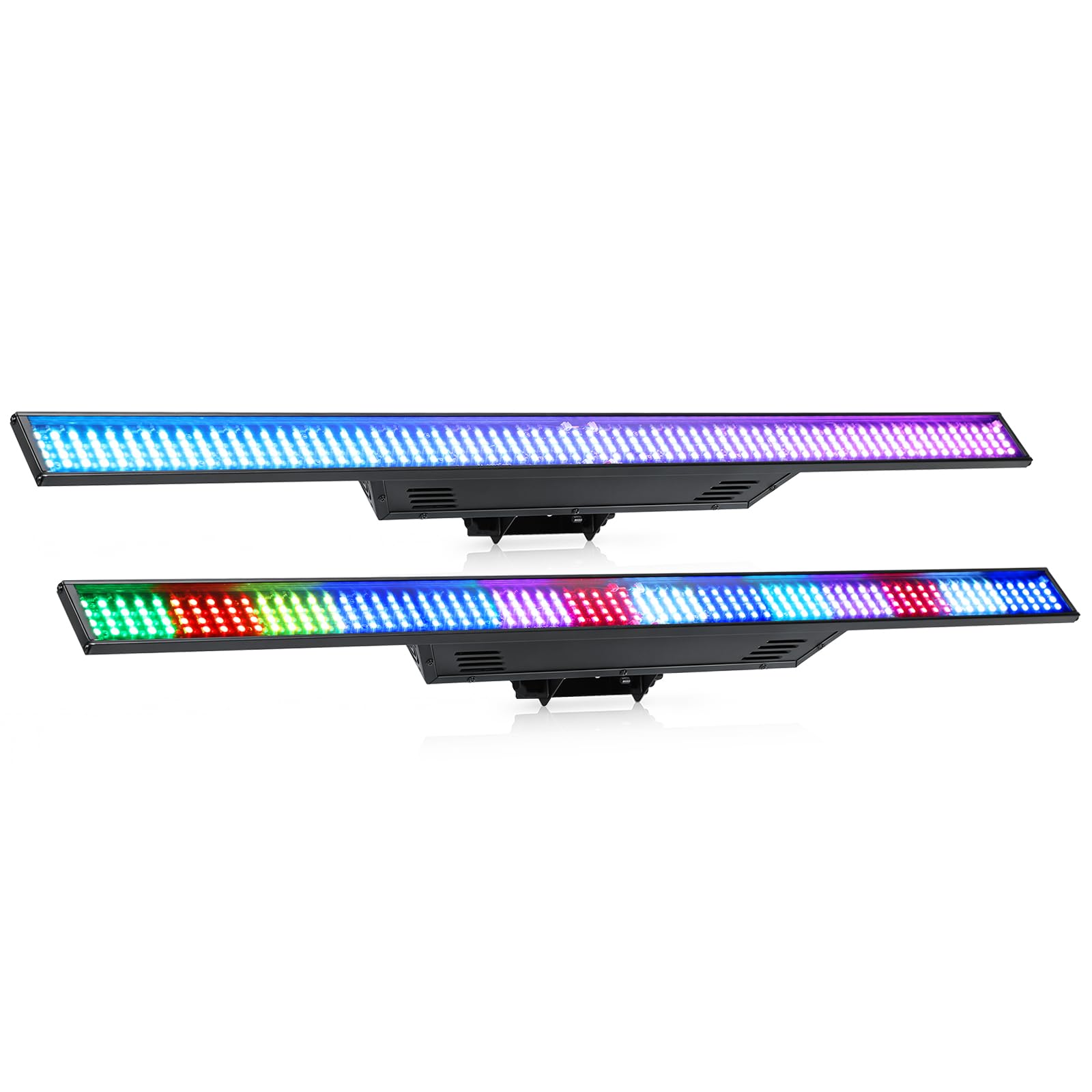 Betopper LED Stage Wash Light Bar 2 Packs,120W DMX Strobe Lighing for Party
