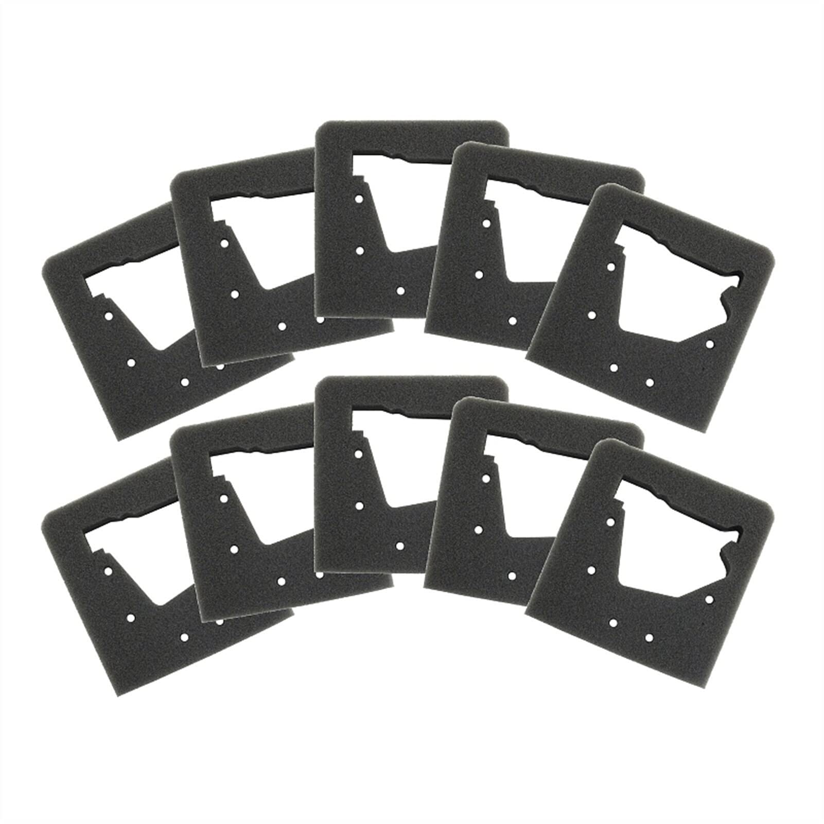 limpiador de aire del cortacésped, 10 X ELEMENTOS DE FILTRO DE AIRE GX22 GX31 F100 UMK422 UMK425 UMK431 STRIMMER TIMÓN CORTADOR ESPONJA DE ESPUMA 17211ZM3800