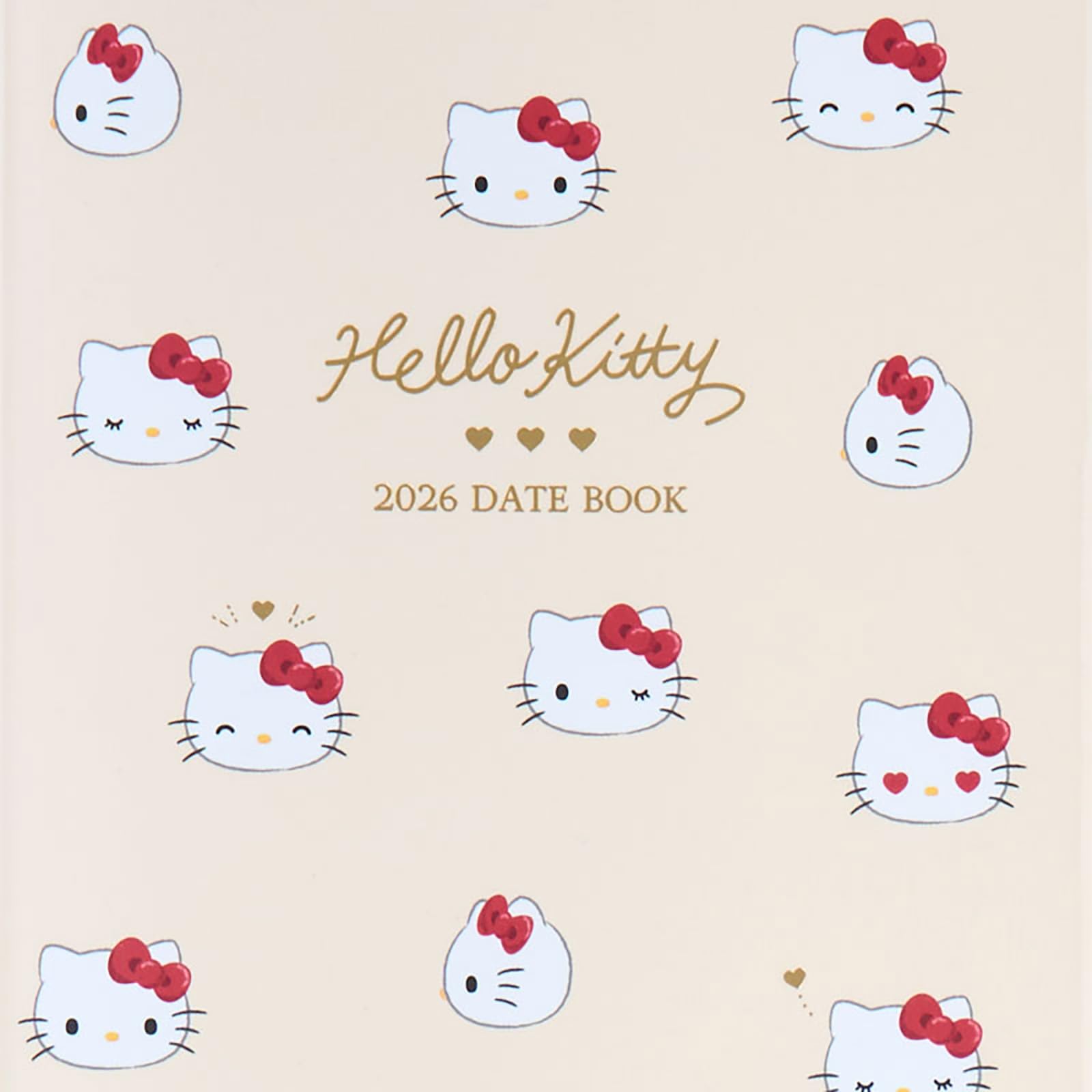 Sanrio B6 Date Book 2026 Hello Kitty Paper Starts October Planner