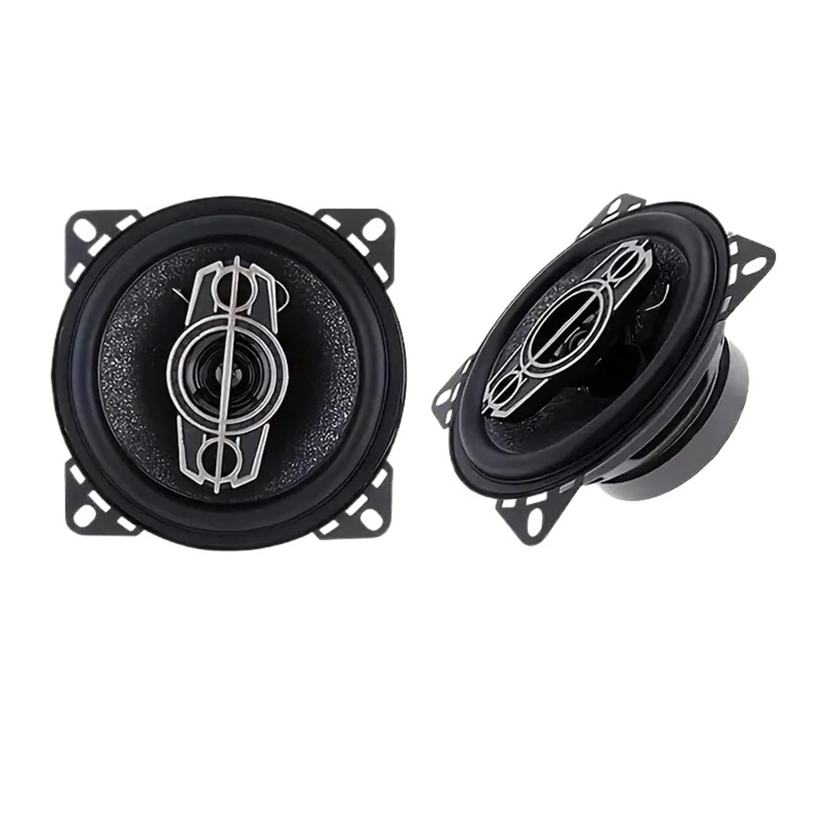 2 szt. 6 cali (2X350 W) 700 W 4-drożny głośnik współosiowy HiFi do samochodu z osłoną przeciwpyłową i kablem audio, pełna częstotliwość drzwi samochodu