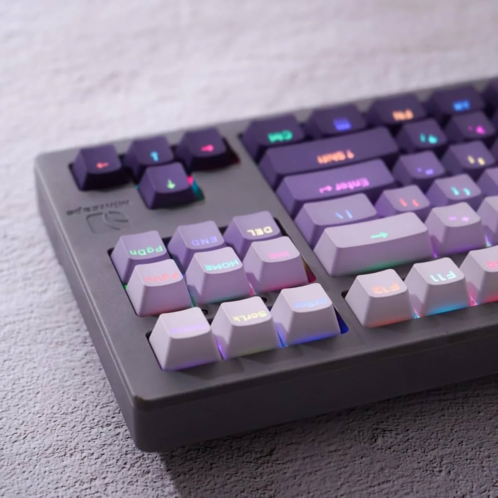 【美品】KiiBOOM Violet キーキャップ OEMプロファイル KiiBOOM Violet Keycap Set