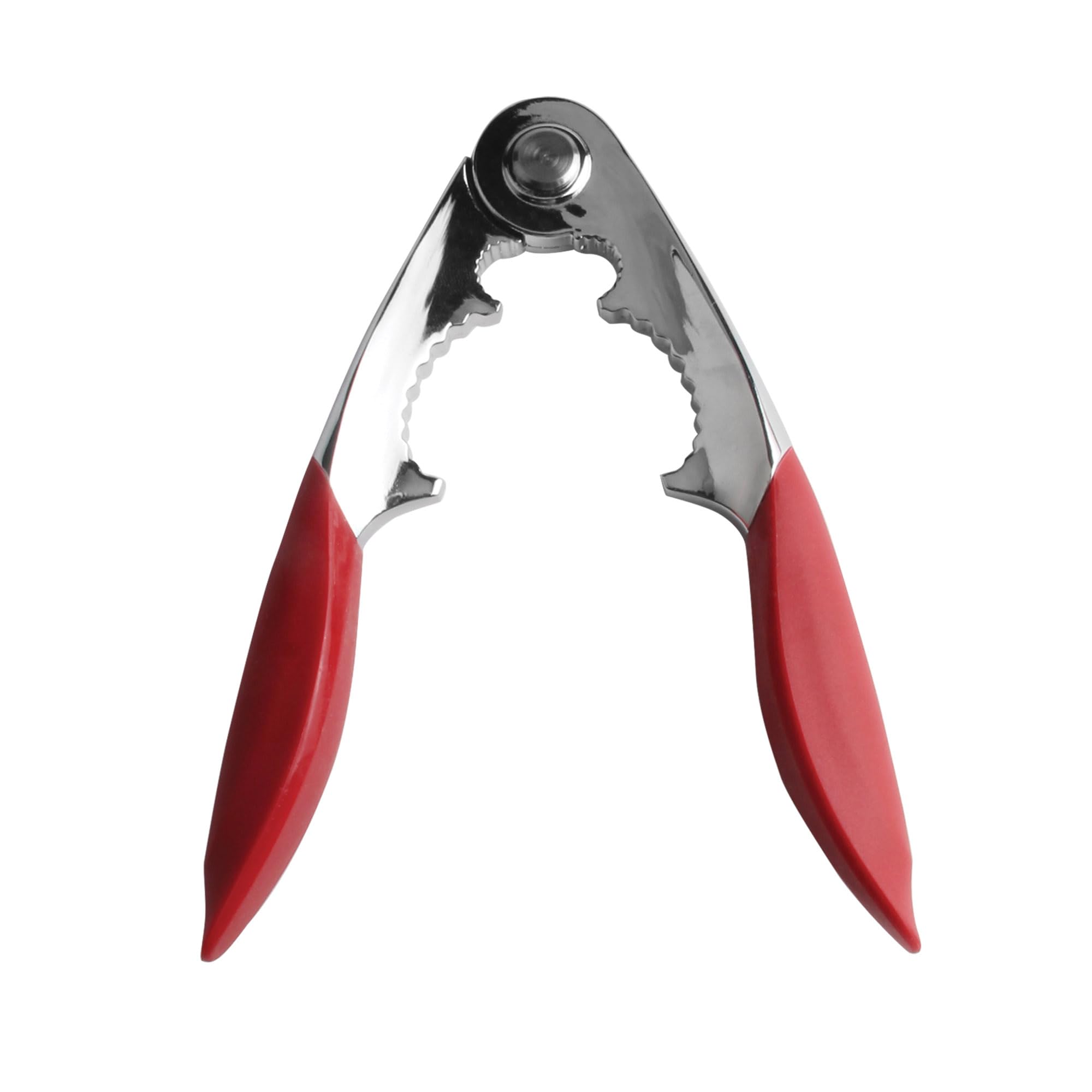 HIC Harold Import Co. Maine Man Spring-Action Lobster Cracker, Red