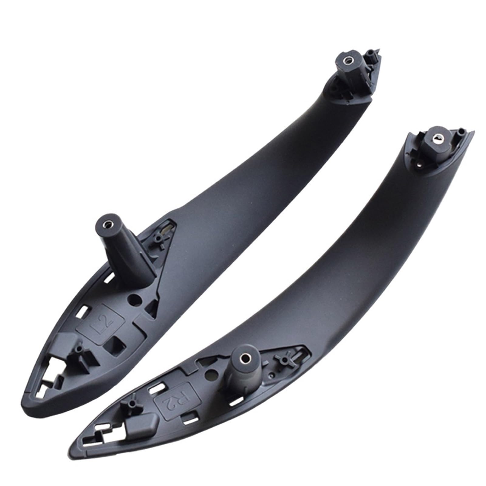 OEXRIGRU Car Interior Door Handles for BMW F30 F31 F32 F33 F34 F35 F36 F80 Car Interior Door Handle Pull Trim Cover(Black-2PCS-Rear)