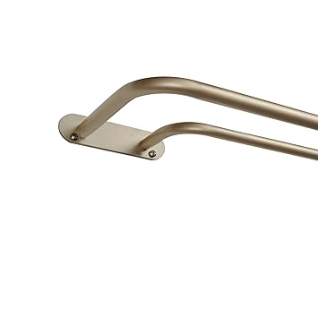 Exclusive Home Curtains Fetter Wrap Around Double Curtain Rod, 36