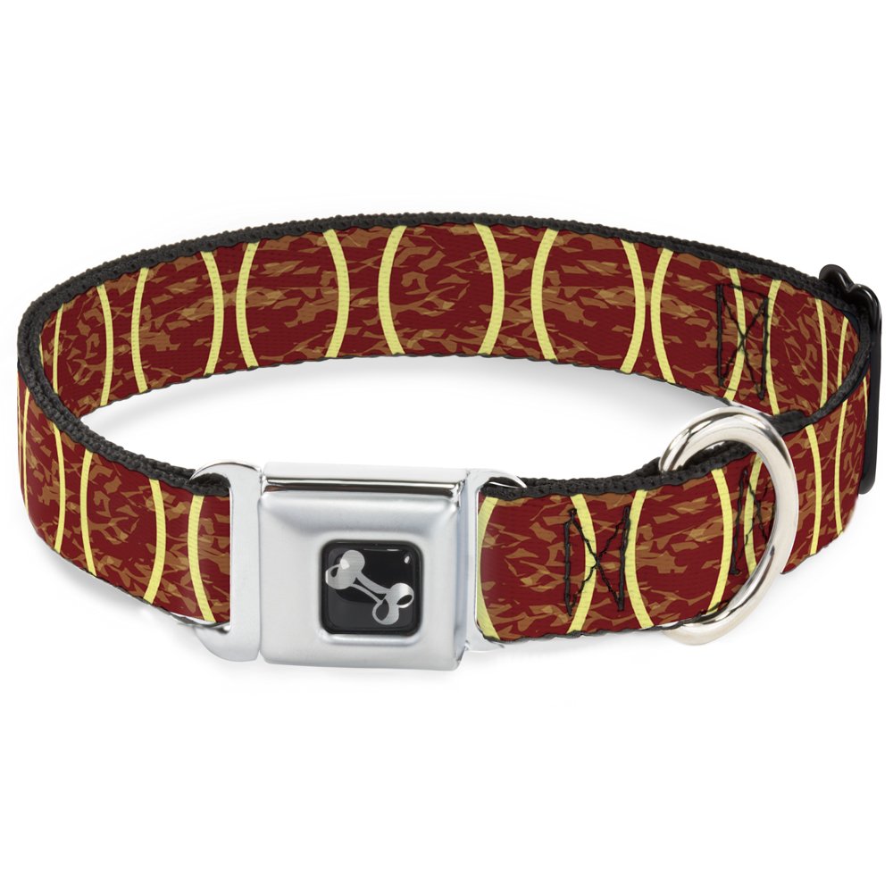 Buckle-Down DC-W31811-WS - Cinturón de Seguridad para Perro, Talla S, Color Naranja y Amarillo